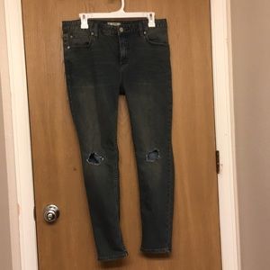 Free People Distressed Jeans